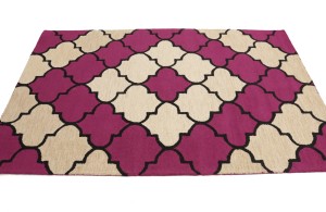 Multicolored Trellis 5X8 Hand-Tufted Modern Rug