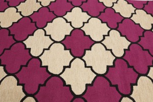 Multicolored Trellis 5X8 Hand-Tufted Modern Rug
