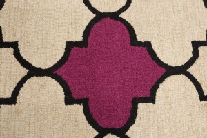 Multicolored Trellis 5X8 Hand-Tufted Modern Rug