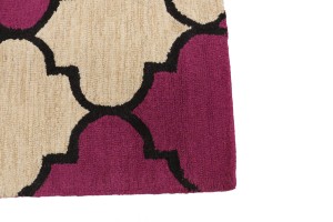 Multicolored Trellis 5X8 Hand-Tufted Modern Rug