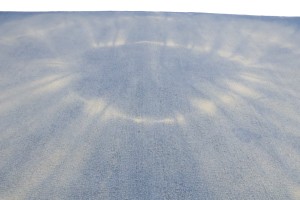Blue Tie-Dye 5X8 Hand-Tufted Modern Rug