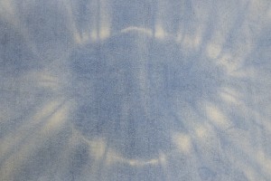 Blue Tie-Dye 5X8 Hand-Tufted Modern Rug