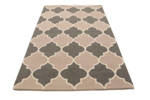 Multicolored Trellis 5X8 Hand-Tufted Modern Rug