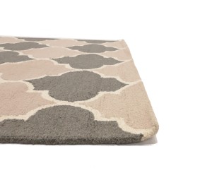 Multicolored Trellis 5X8 Hand-Tufted Modern Rug