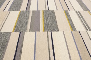 Multicolored Stripes 5X8 Hand-Tufted Modern Rug