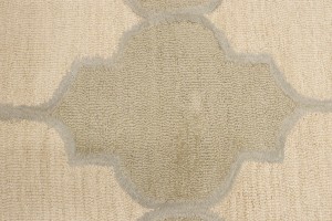 Cream Trellis 5X8 Hand-Tufted Modern Rug