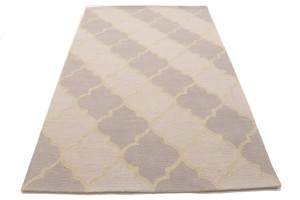 Multicolored Trellis 5X8 Hand-Tufted Modern Rug