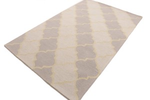 Multicolored Trellis 5X8 Hand-Tufted Modern Rug