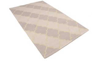 Multicolored Trellis 5X8 Hand-Tufted Modern Rug