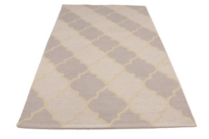 Multicolored Trellis 5X8 Hand-Tufted Modern Rug