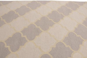 Multicolored Trellis 5X8 Hand-Tufted Modern Rug