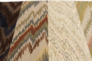 Multicolored Abstract 5X8 Hand-Tufted Modern Rug