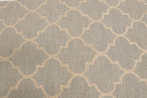 Greige Trellis 5X8 Hand-Tufted Modern Rug