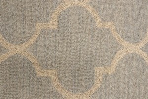 Greige Trellis 5X8 Hand-Tufted Modern Rug