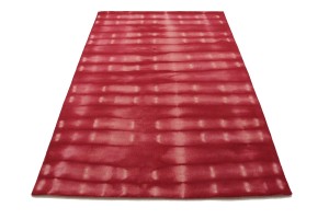 Fuchsia Tie-Dye 5X8 Hand-Tufted Modern Rug