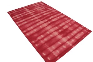 Fuchsia Tie-Dye 5X8 Hand-Tufted Modern Rug