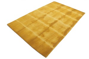 Gold Tie-Dye 5X8 Hand-Tufted Modern Rug