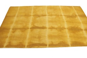 Gold Tie-Dye 5X8 Hand-Tufted Modern Rug