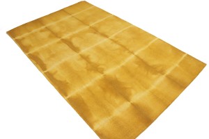 Gold Tie-Dye 5X8 Hand-Tufted Modern Rug