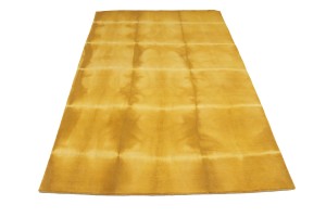 Gold Tie-Dye 5X8 Hand-Tufted Modern Rug