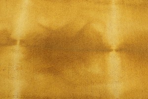 Gold Tie-Dye 5X8 Hand-Tufted Modern Rug
