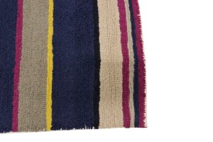Multicolored Stripes 5X8 Hand-Tufted Modern Rug