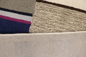 Multicolored Stripes 5X8 Hand-Tufted Modern Rug