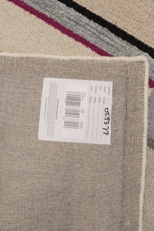 Multicolored Stripes 5X8 Hand-Tufted Modern Rug