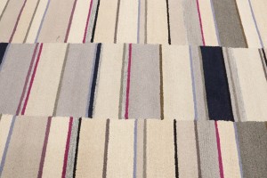 Multicolored Stripes 5X8 Hand-Tufted Modern Rug