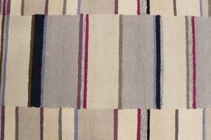 Multicolored Stripes 5X8 Hand-Tufted Modern Rug
