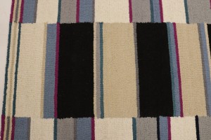 Multicolored Stripes 5X8 Hand-Tufted Modern Rug
