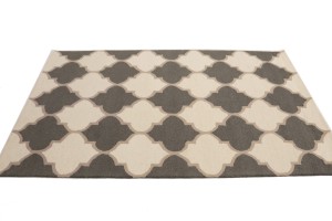 Multicolored Trellis 5X8 Hand-Tufted Modern Rug