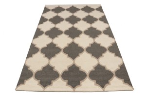 Multicolored Trellis 5X8 Hand-Tufted Modern Rug