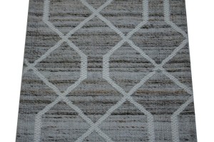 Multicolored Geometric 1'6X2'3 Hand-Tufted Modern Rug