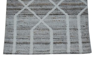 Multicolored Geometric 1'6X2'3 Hand-Tufted Modern Rug