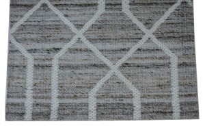 Multicolored Geometric 1'6X2'3 Hand-Tufted Modern Rug