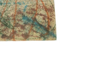 Multicolored Abstract 5X8 Hand-Tufted Modern Rug
