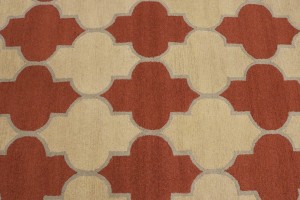 Multicolored Trellis 5X8 Hand-Tufted Modern Rug