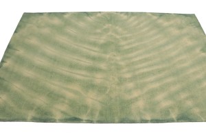 Green Tie-Dye 5X8 Hand-Tufted Modern Rug