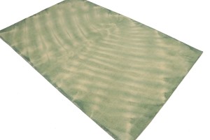 Green Tie-Dye 5X8 Hand-Tufted Modern Rug