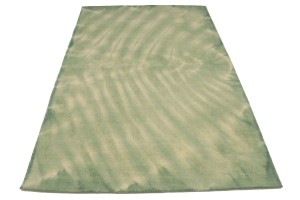 Green Tie-Dye 5X8 Hand-Tufted Modern Rug