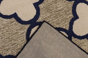 Multicolored Trellis 5X8 Hand-Tufted Modern Rug