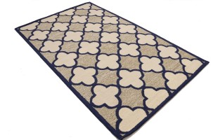 Multicolored Trellis 5X8 Hand-Tufted Modern Rug