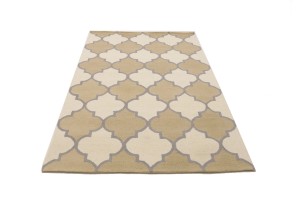 Multicolored Trellis 5X8 Hand-Tufted Modern Rug