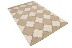 Multicolored Trellis 5X8 Hand-Tufted Modern Rug