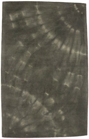 Charcoal Tie-Dye 5X8 Hand-Tufted Modern Rug