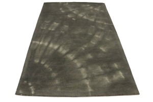 Charcoal Tie-Dye 5X8 Hand-Tufted Modern Rug