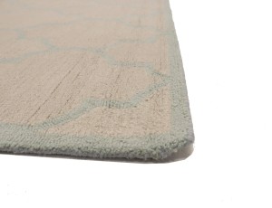 Cream Trellis 5X8 Hand-Tufted Modern Rug