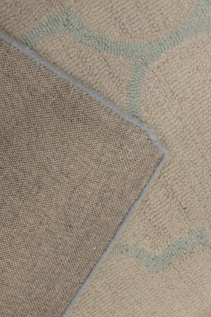 Cream Trellis 5X8 Hand-Tufted Modern Rug