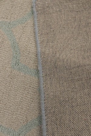 Cream Trellis 5X8 Hand-Tufted Modern Rug